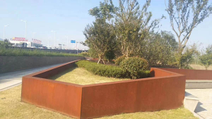翁源耐候钢挡土墙